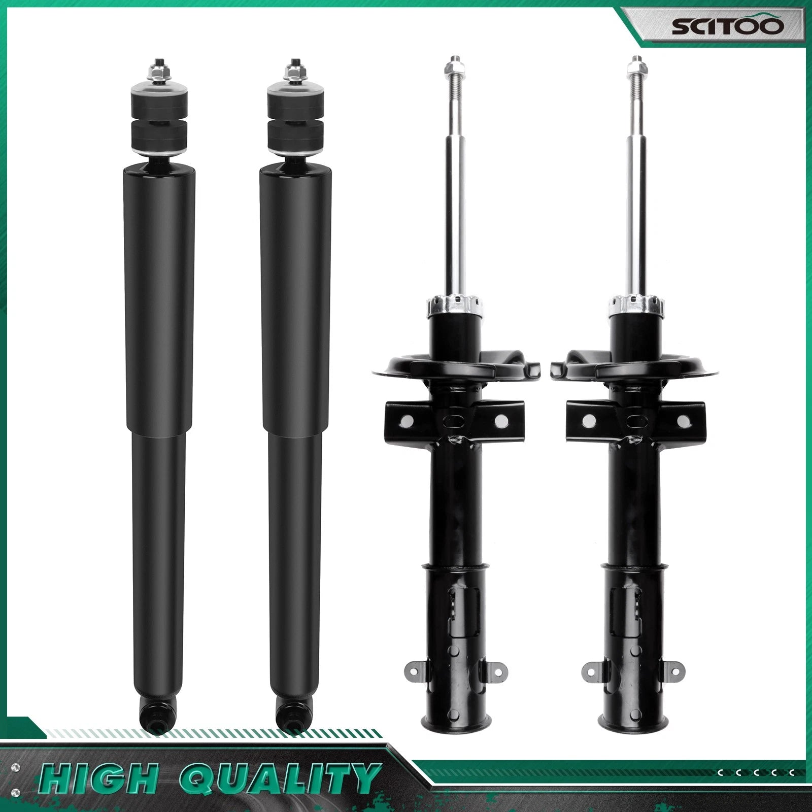 Set of 4 Shocks Struts for Ford Mustang (2005–2010)