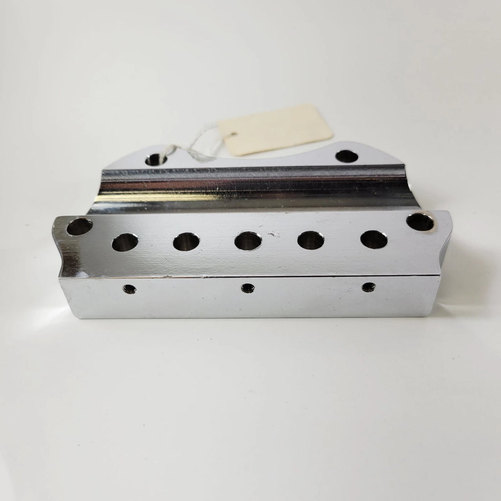Handlebar Gauge Mount Clamp with 5 Indicator Holes for XL (Chrome)
