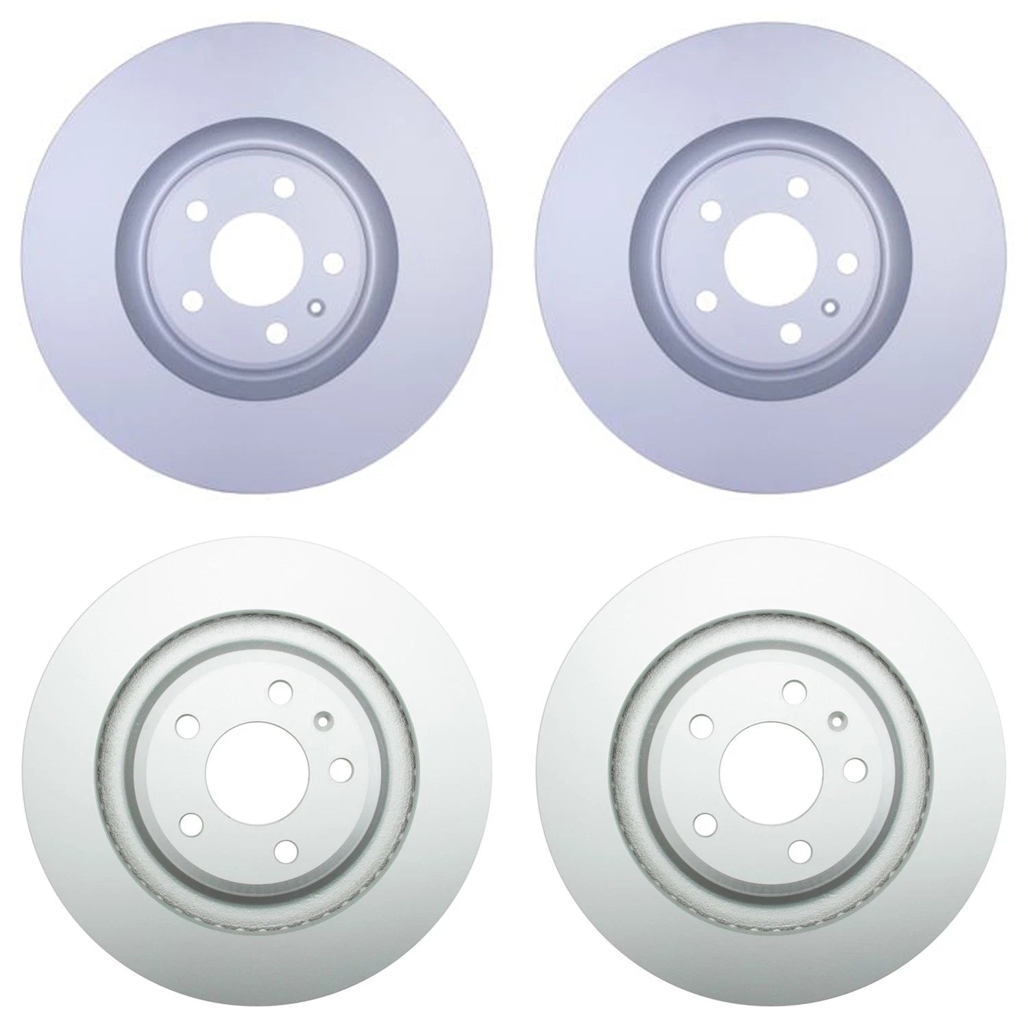 Hella Brake Vented Rotors Kit for Audi A6 A7 A8 Quattro (356mm/330mm)