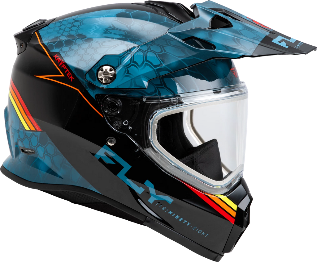FLY RACING Trekker CW Conceal Snow Helmet for Snowmobile (X-Large)