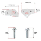 Knock Sensor Relocation Bracket Kit for Gen III LS V8 Engines