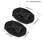 Hard Saddlebag Lid 6"x9" Speakers for Harley CVO Street Road Glide (2014–Present)