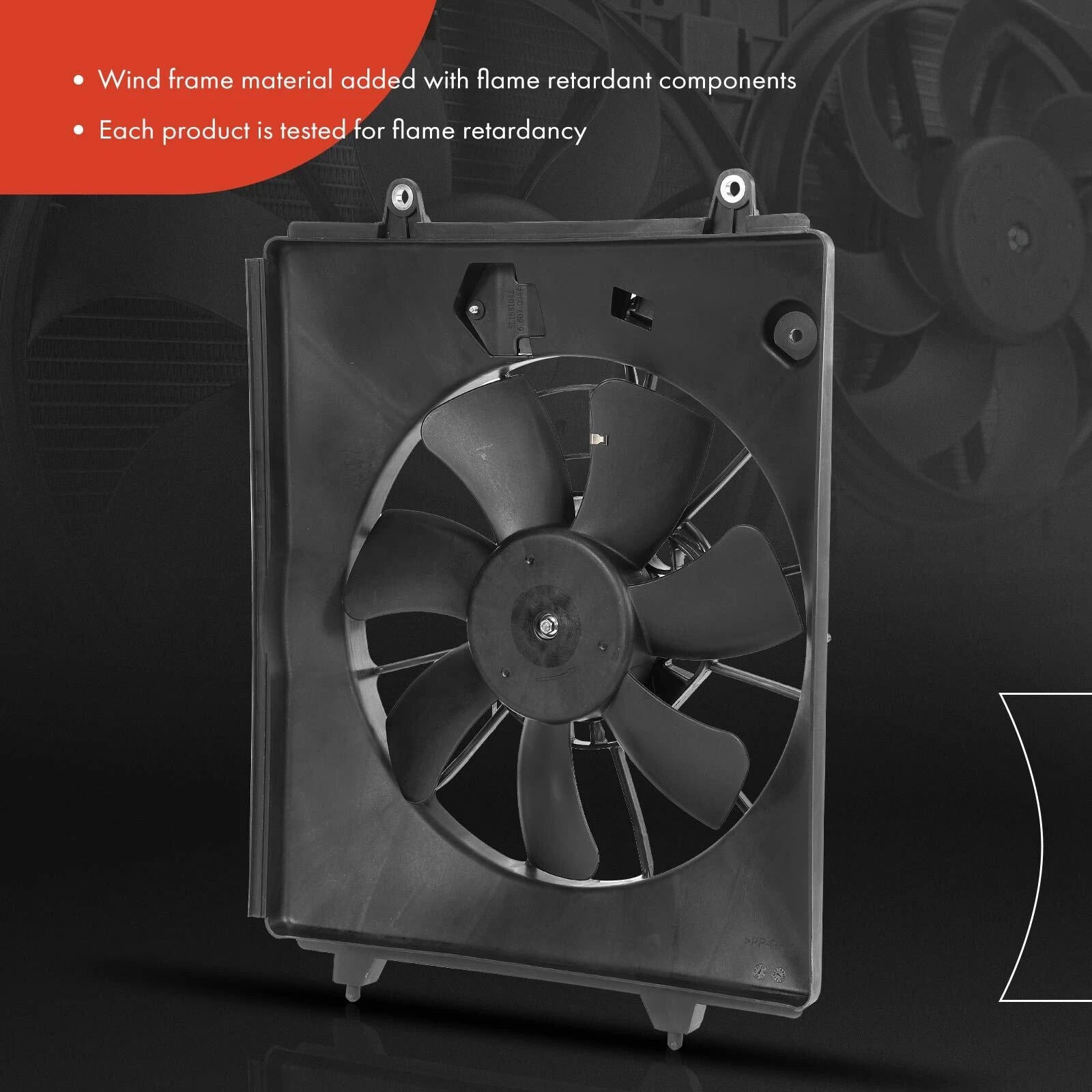 Cooling Fan Assembly with Shroud for Honda CR-V (2010–2011)