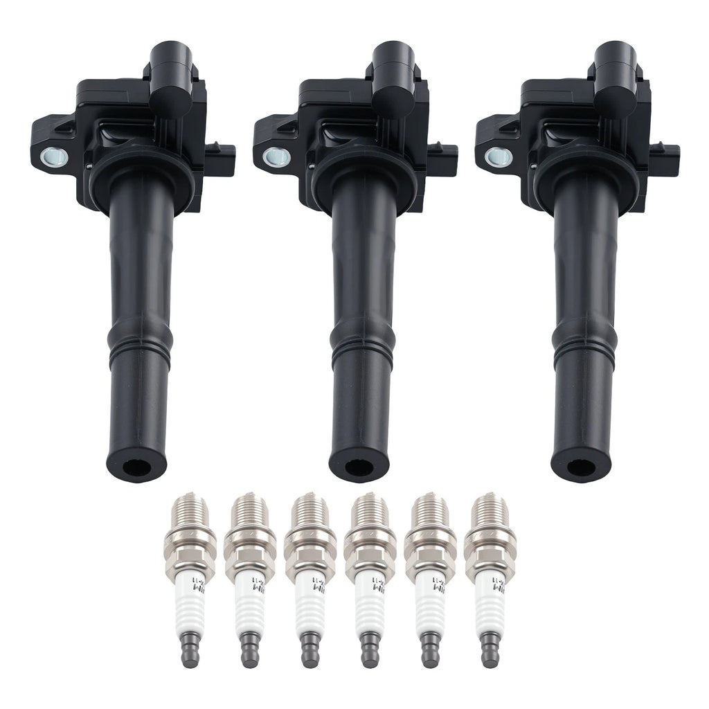 3X Ignition Coil + 6X Spark Plug for Toyota Tundra Tacoma (2000–2004) UF156
