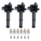 3X Ignition Coil + 6X Spark Plug for Toyota Tundra Tacoma (2000–2004) UF156