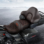Driver Passenger Seat Backrest for Harley Electra Touring (2014–2023) 22 Brown
