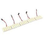 5x White LED 5050 15SMD Dome Lights for Car Interior (Universal)