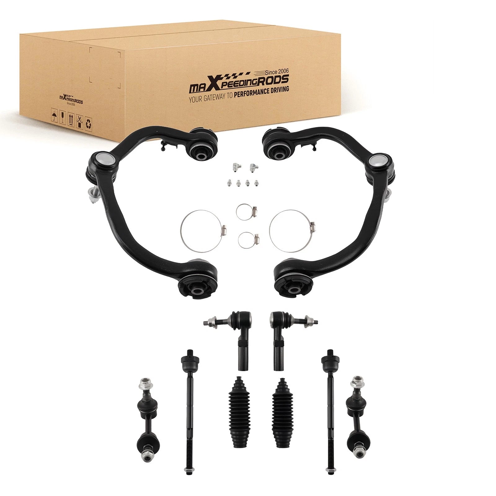 Front Upper Control Arm w/Ball Joint Sway Bar Link for Ford Expedition (2003–2004)