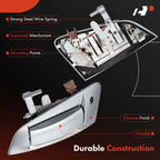 Front Right Exterior Door Handle with Keyhole for Nissan 370Z (2009–2017)
