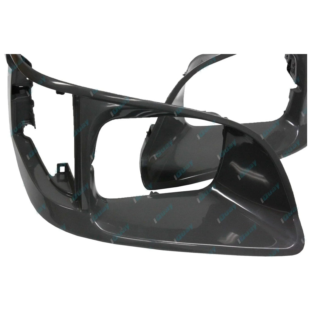 Dark Grey Headlight Surrounds 2 x for Toyota Hiace (1998-2005)