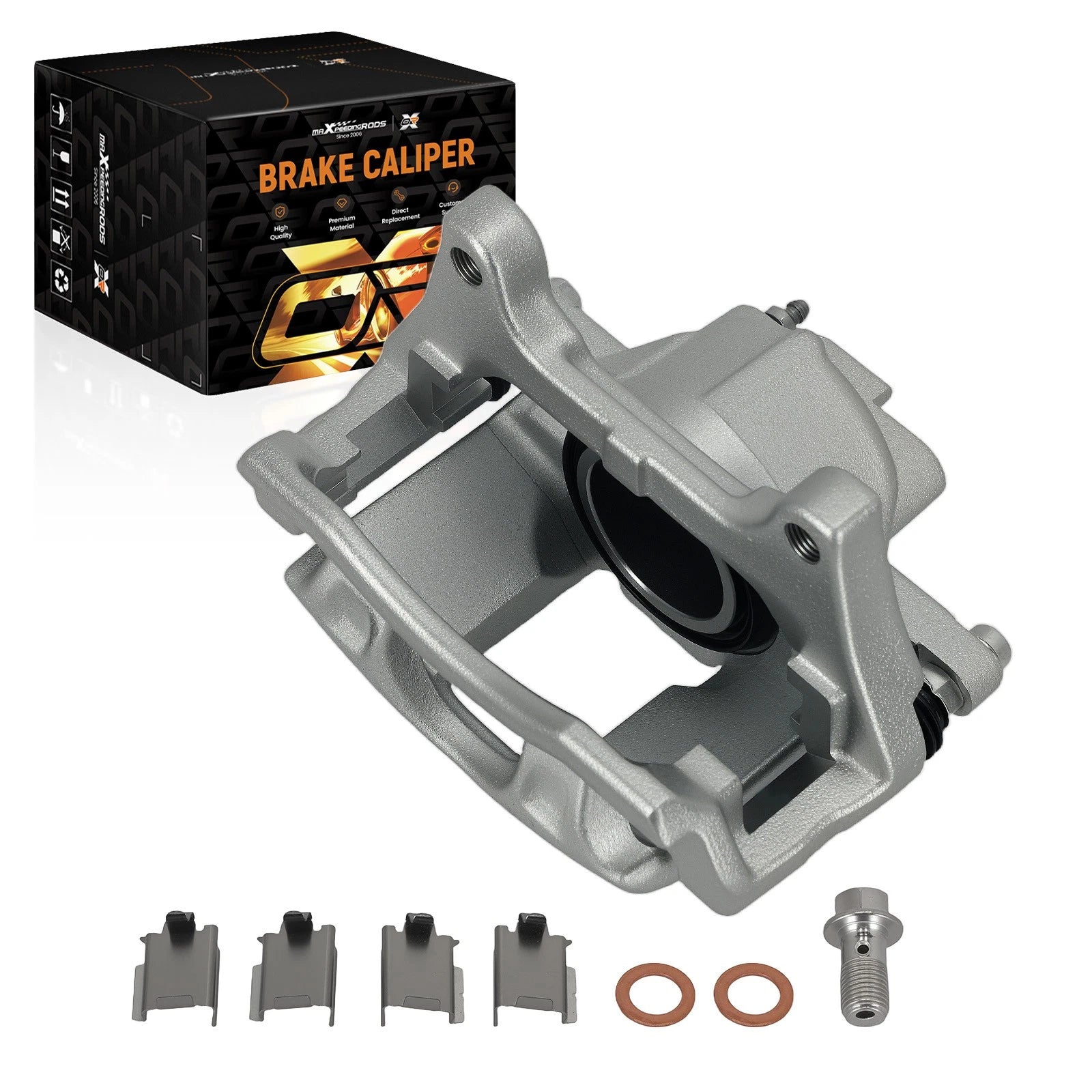 Front Left Disc Brake Caliper w/Bracket for Dodge Journey (2009–2012) 2.59" Piston