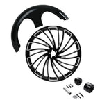 30" Front Wheel Rim for Harley Touring (2008–2025) - Single Disc Hub, Painted