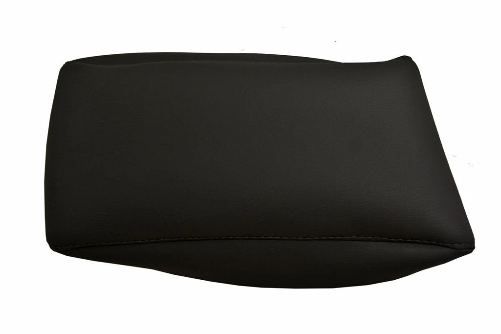 Leather Center Console Lid Armrest Cover for BMW X3 (2003–2010) Black
