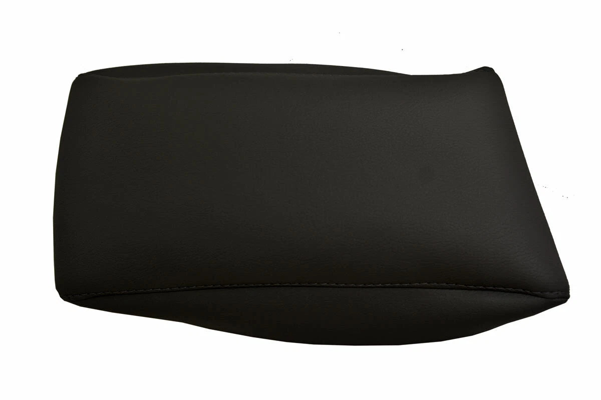 Leather Center Console Lid Armrest Cover for BMW X3 (2003–2010) Black