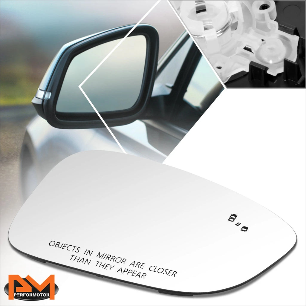 Driver Left Side Heated Flat Mirror Glass for Ford C-Max Escape (2013–2018)