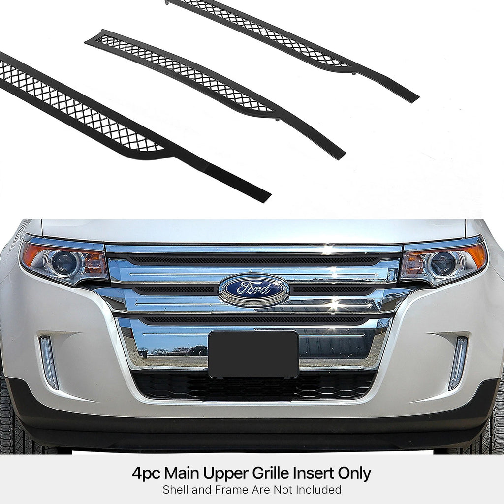 Stainless Steel Black Mesh Grille Insert for Ford Edge (2011-2014)