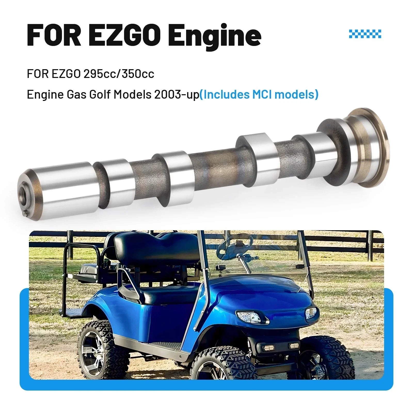 Camshaft Cam for EZGO Golf Cart MCI 295cc/350cc