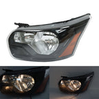 Headlight Halogen Black Housing Clear Left for Ford Transit 150 250 (2015–2021)