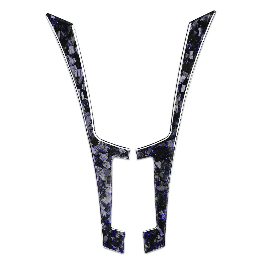 Forged Blue Console Panel Trim for Infiniti Q50 Q60 (2014-2019)