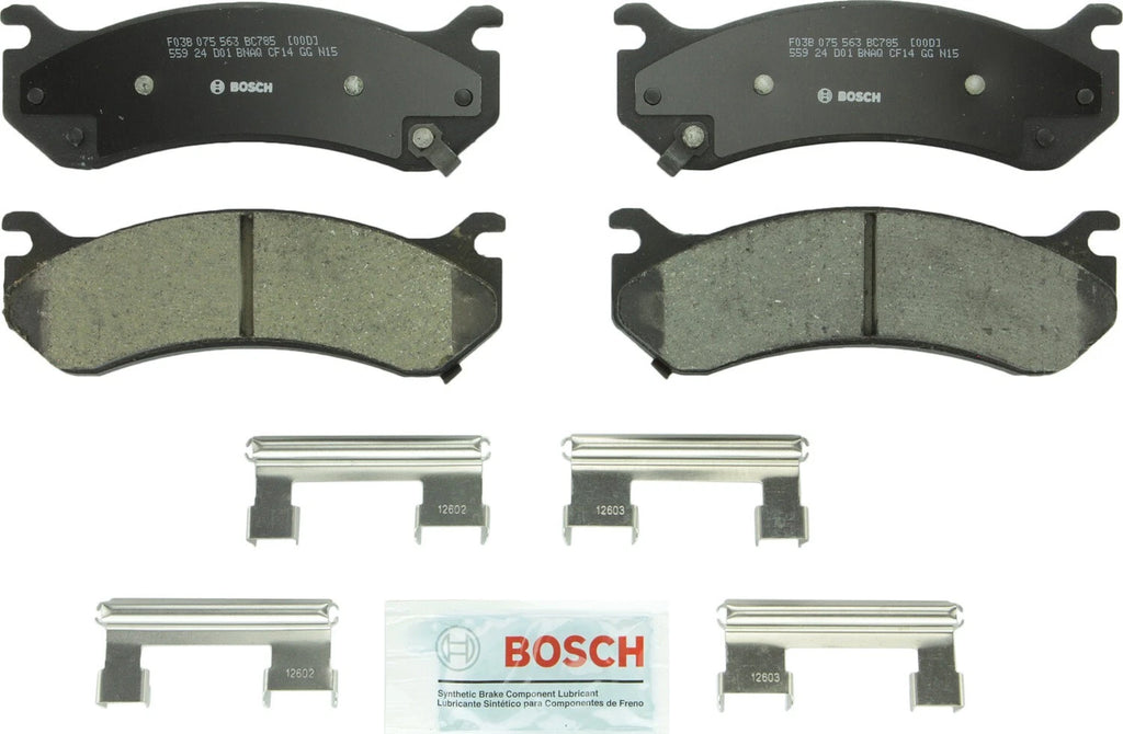 Front Brake Kit 305mm Drill Rotors Bosch Ceramic Pads for Cadillac Chevrolet GMC