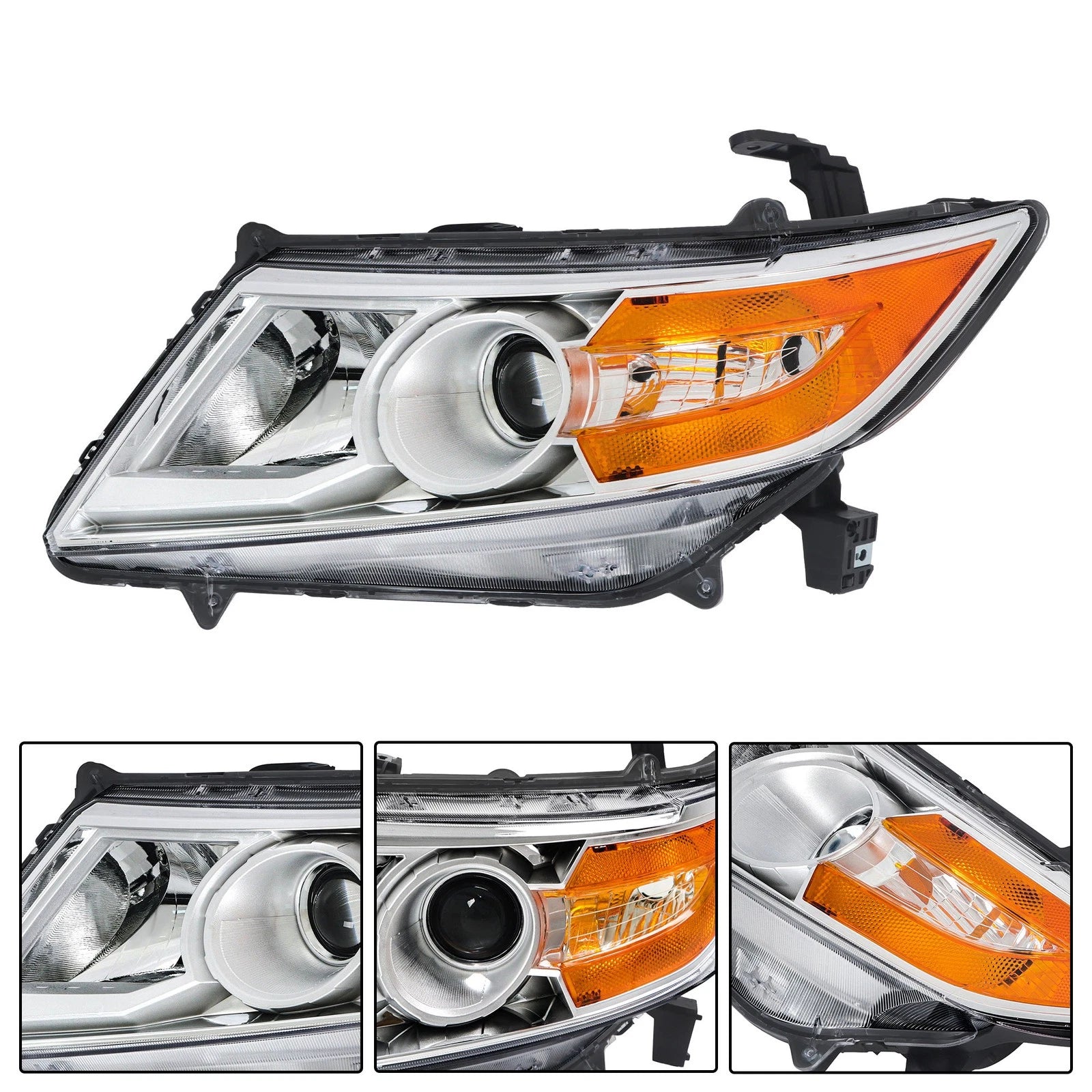 HID Headlight for Honda Odyssey (2011–2013) Driver/Left Side Clear