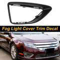 Front Right Fog Light Grill No.FO1039126 for Ford Fusion (2010–2012) Black ABS