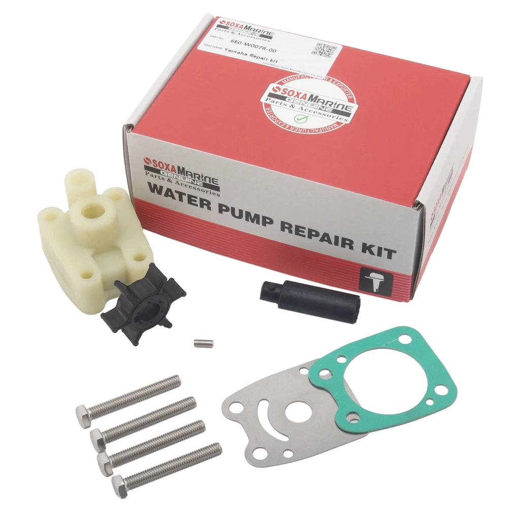 Soxa Outboard Water Pump Rebuild Kit for Yamaha 2/4 Stroke 4-5 HP