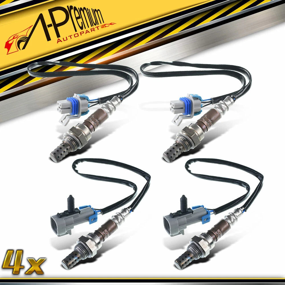 Set of 4 O2 Oxygen Sensors for Silverado 1500 2500 HD (2007)