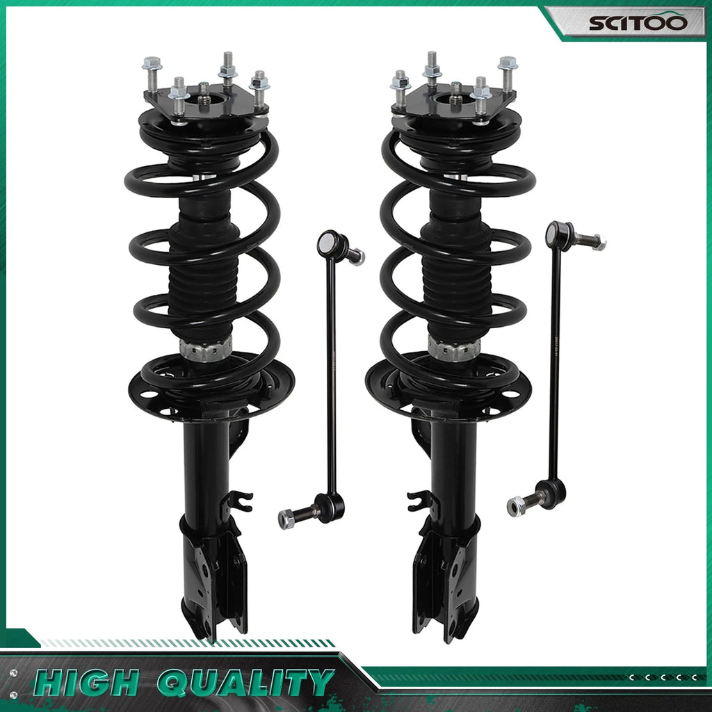Front Struts w/ Spring Assembly Sway Bar Link Kit for Ford Explorer (2011–2013)