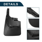 Set of 2 Mud Flaps Splash Guards for Toyota Land Cruiser LC200 (2016–2020)