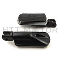 Black Skull Rubber Footpeg for Harley FXBB FXBR FXBRS FXLR (2018–2023)