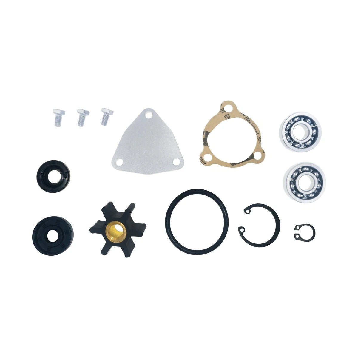 Cooling Pump Repair Kit for Yanmar Marine 1GM (128170-42200, 128176-42071)