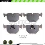 Set of 4 Ceramic Brake Pads for Bentley Arnage (1998–2009)