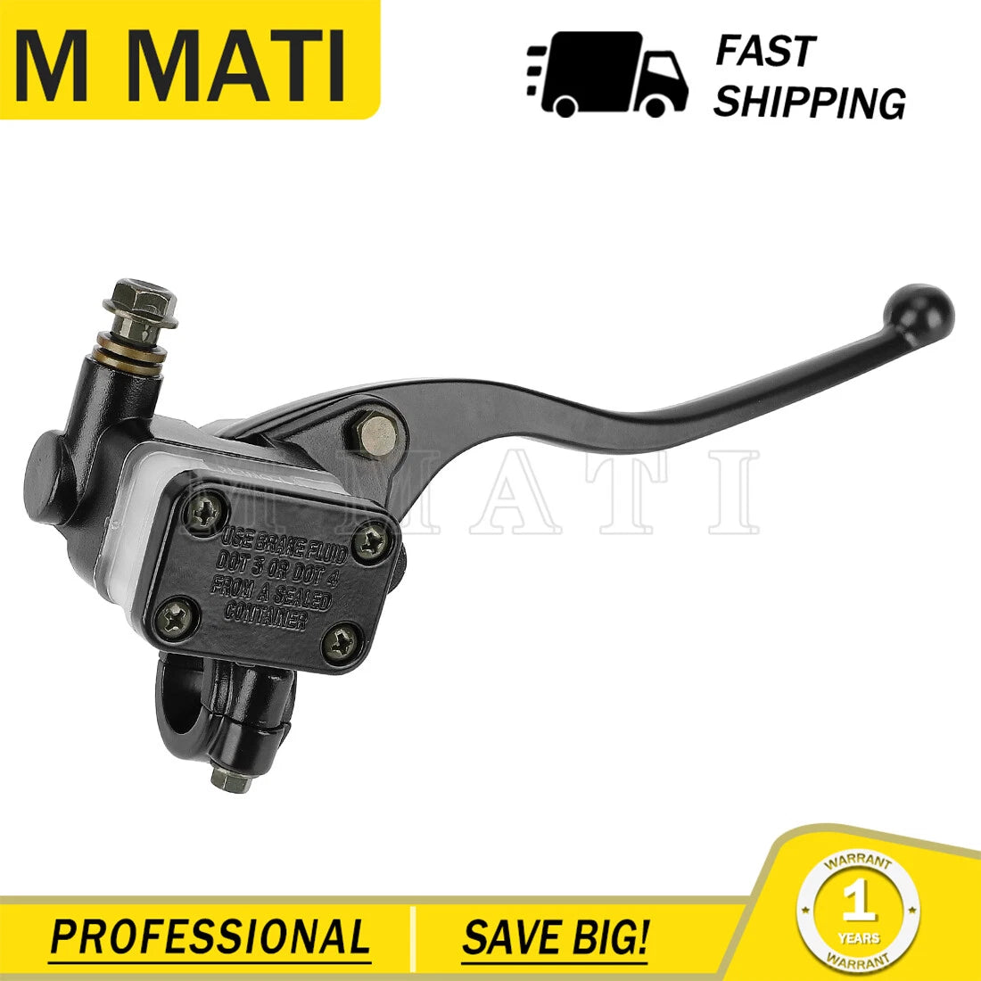 Front Brake Master Cylinder for Honda ATC 200X ATC 250R (1981–1985) 45500-961-023