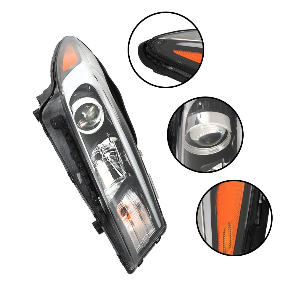 Headlight Assembly Halogen Pair for Kia Forte Sedan (2017–2018)