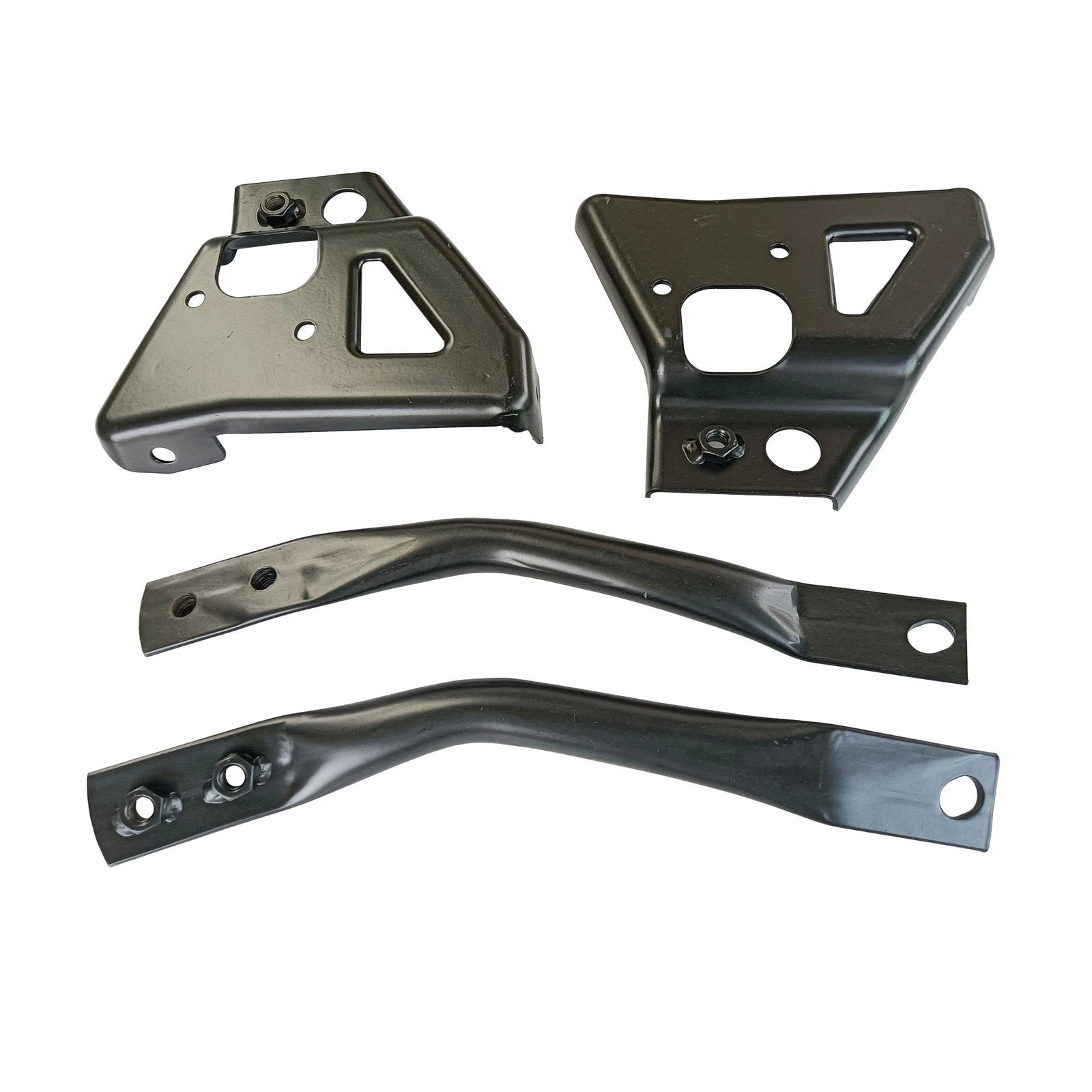 Set of 12 Front Bumper Bracket Braces for Chevy Silverado 2500HD 3500HD (2011-2014)
