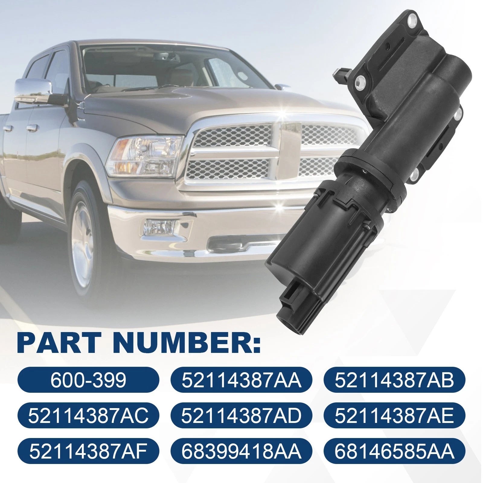 Front Differential Lock Axle Actuator for Dodge Ram 1500 (2008-2016)