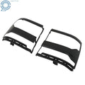 Pair of Black Headlight Trim Bezels for Chevy Silverado 1500 (2016–2018)