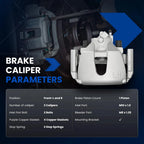 Front Disc Brake Calipers with Mounting Bracket for Mazda 3 (2004-2013)