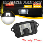 Set of 2 Rear License Plate Light Lenses for Ford Mustang (2005–2009)