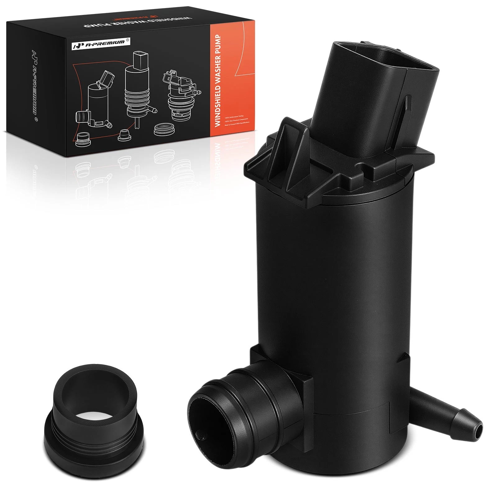 Washer Pump with Rubber Grommet for Hyundai Elantra Sonata