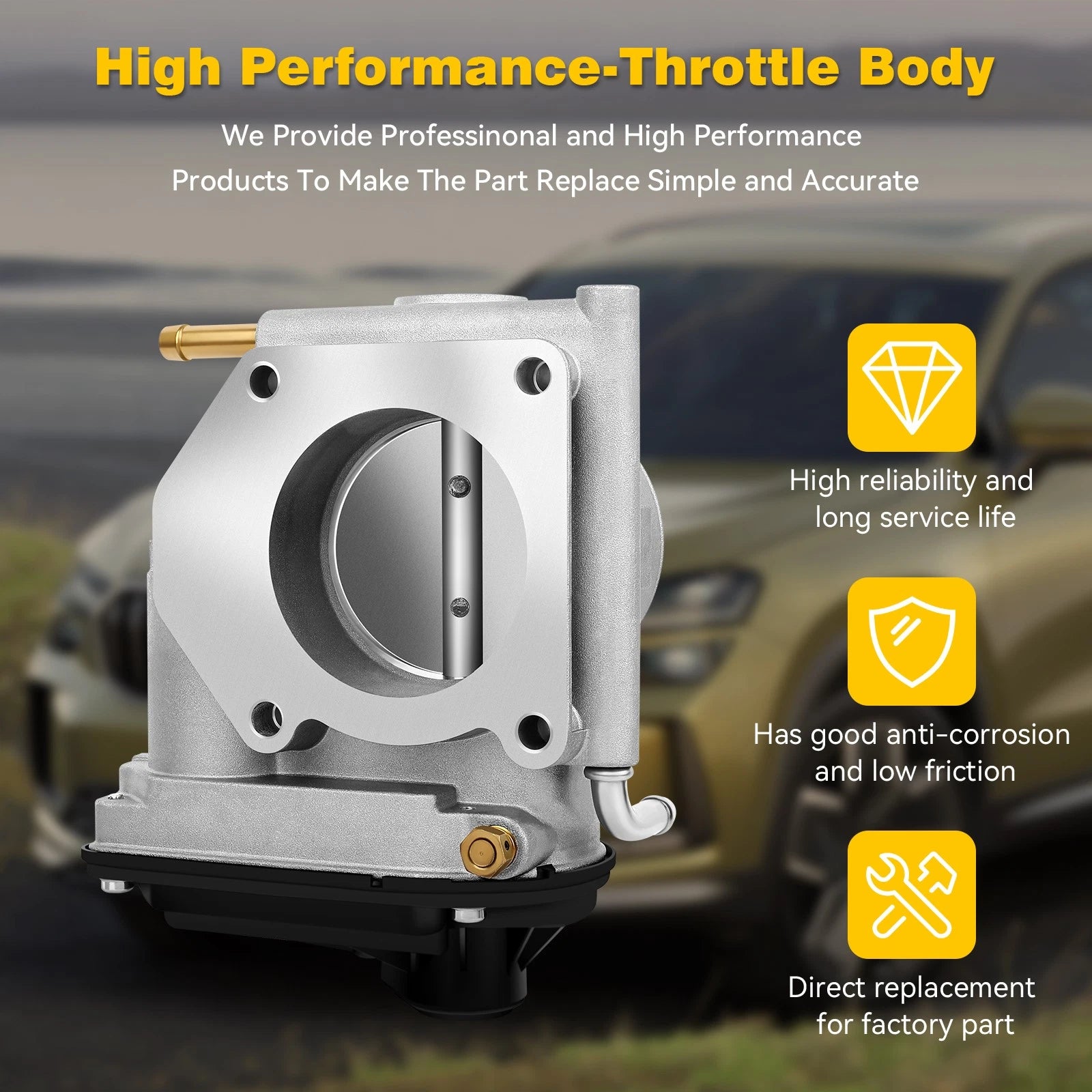 Throttle Body for Ford Five Hundred, Mercury Montego (2005–2006)
