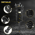 Set of 2 Rear Complete Struts Springs for Chevrolet Cavalier Pontiac Sunfire