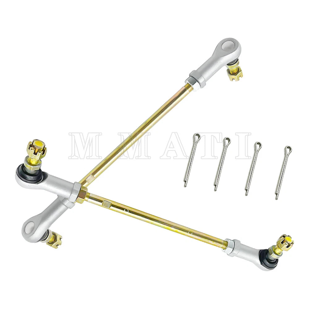 2 Tie Rod Sets with Nut for Honda TRX300FW Fourtrax 300 4X4 (1988–2000)
