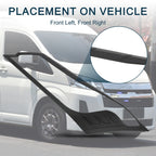 1 Pair Headlight Trim Bezel for Toyota Hiace Commuter (2019–2020) 781954278690