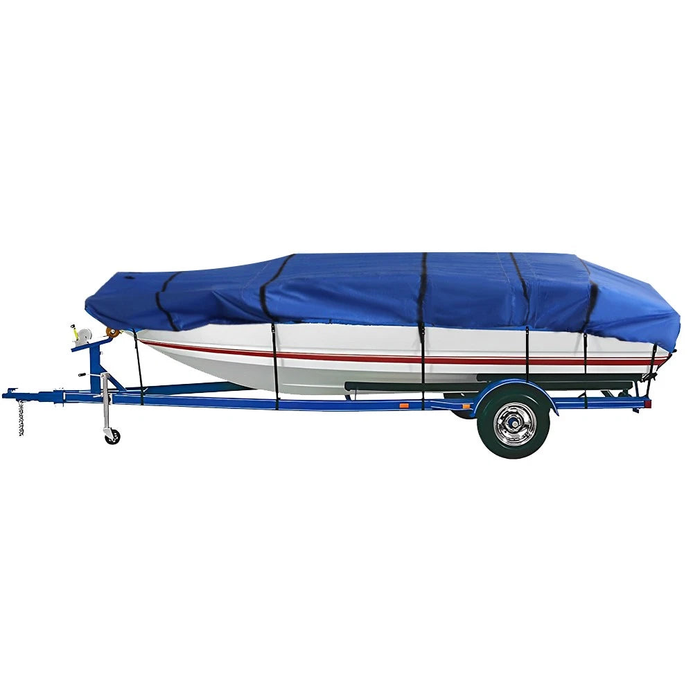 Heavy Duty Waterproof Trailerable Jon Boat Cover for 16Ft Boat (16FT)