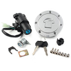 Ignition Switch Fuel Cap Cover Seat Lock Key Set for Honda CB500 600F CBR250R (2013–2016)