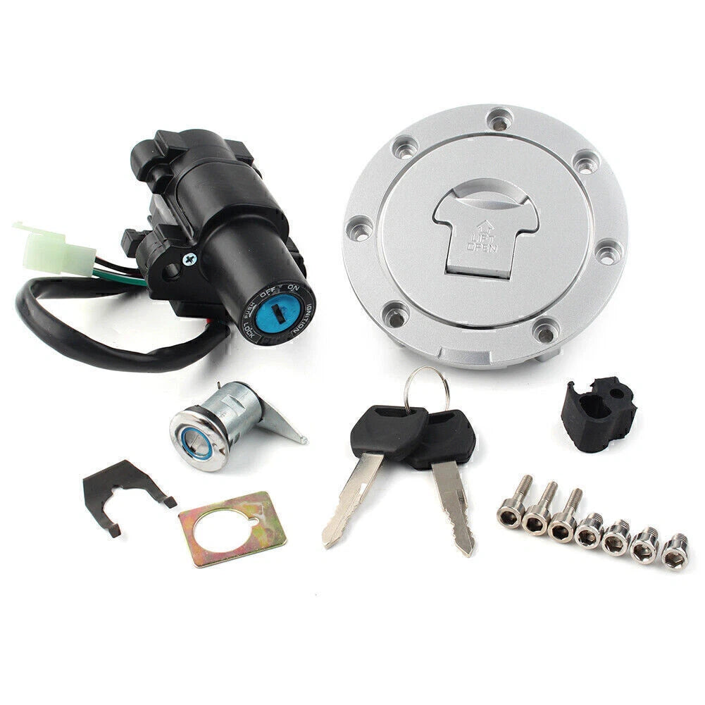 Ignition Switch Fuel Cap Cover Seat Lock Key Set for Honda CB500 600F CBR250R (2013–2016)