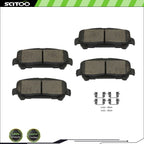 Set of 2 Rear Ceramic Brake Pads for Chevrolet Colorado (2015–2020)