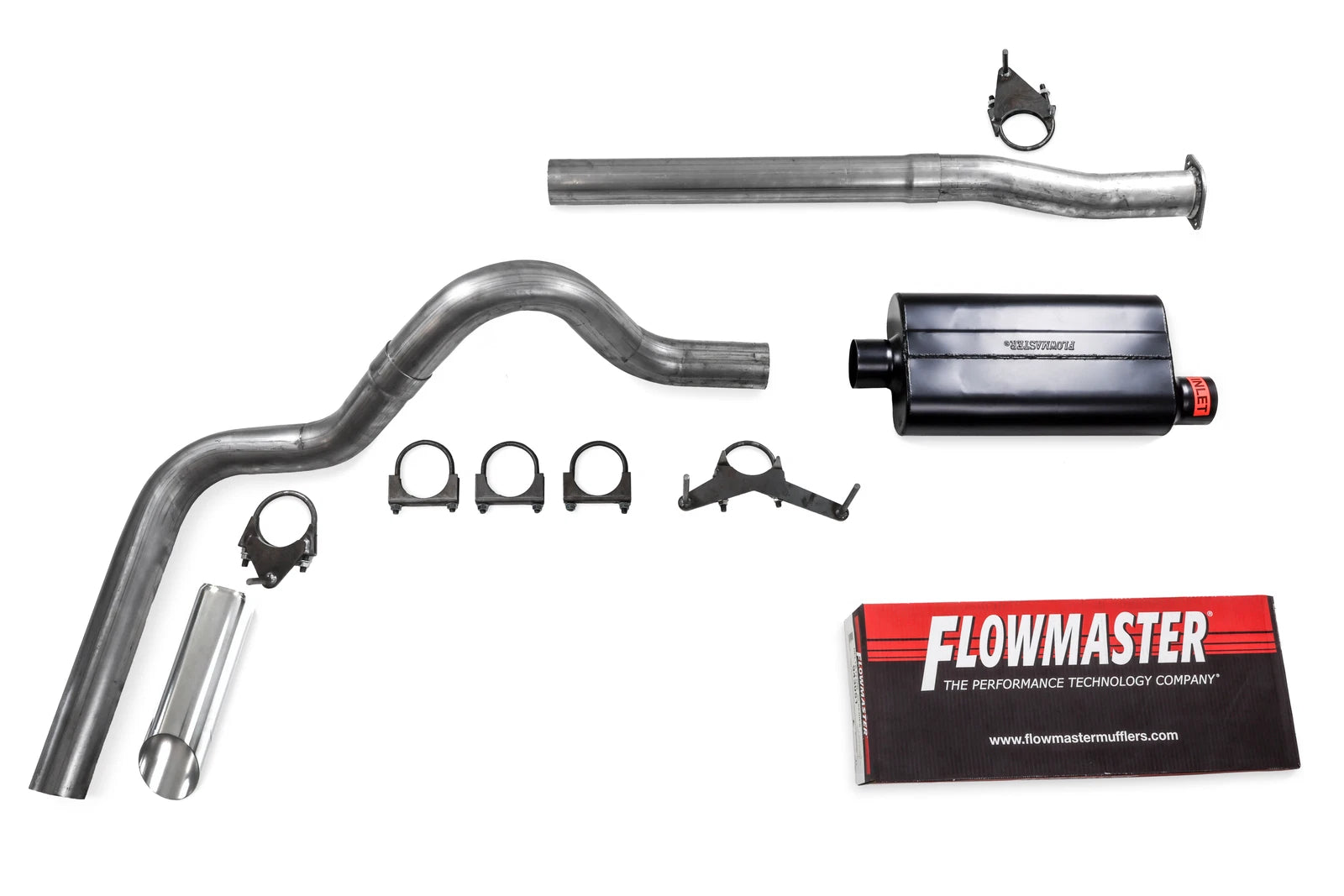 3" Single Exhaust Kit for Toyota Tacoma (2016–2023) Flowmaster 50 Series Slash